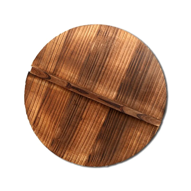 Ginsa bamboo wooden lid for wok steaming