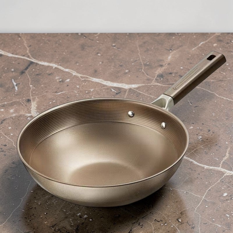 Non-stick titanium induction wok