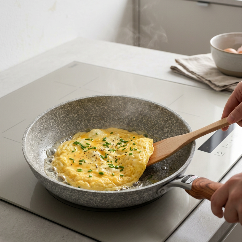 High-temperature ceramic wok