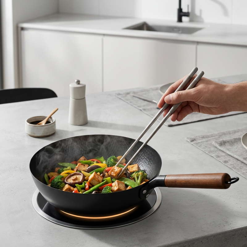 Traditional Japanese wok