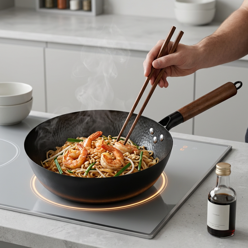 Traditional Japanese wok