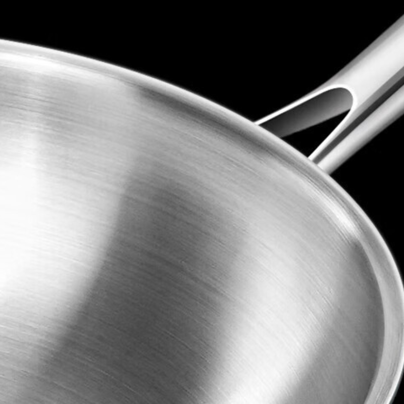 High-quality stainless steel wok