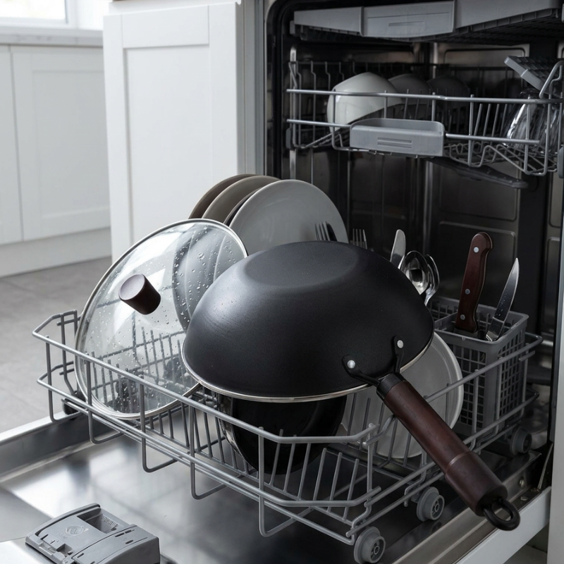 Non-coated induction wok