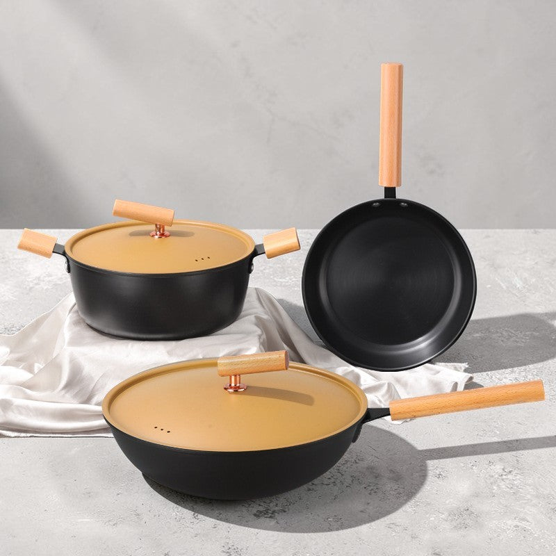 3-piece Japanese wok set