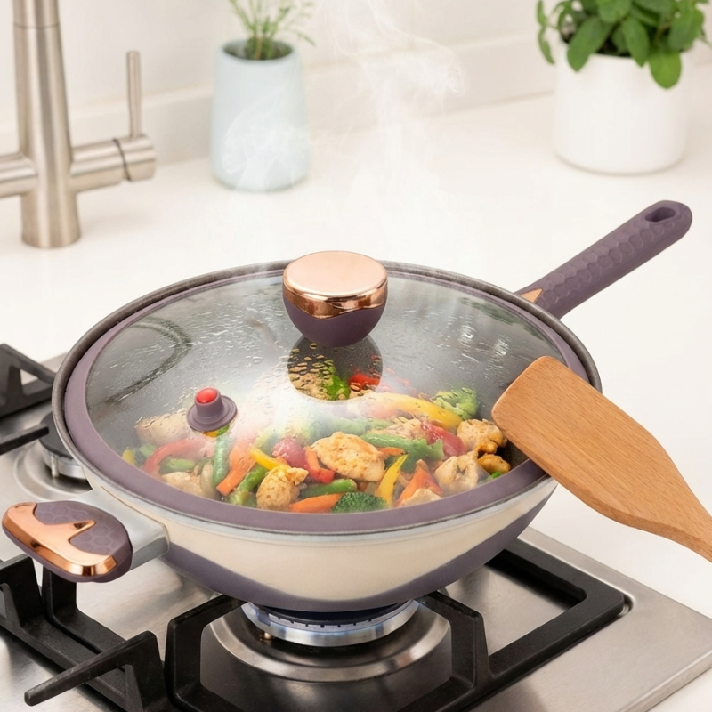 Multifunctional non-stick wok