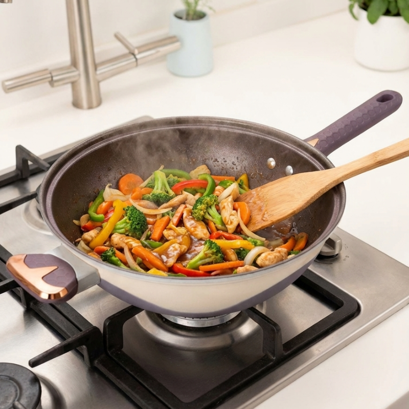Multifunctional non-stick wok