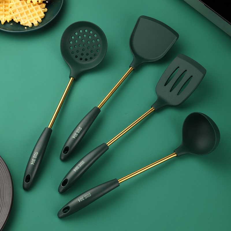 Silicone wok utensils