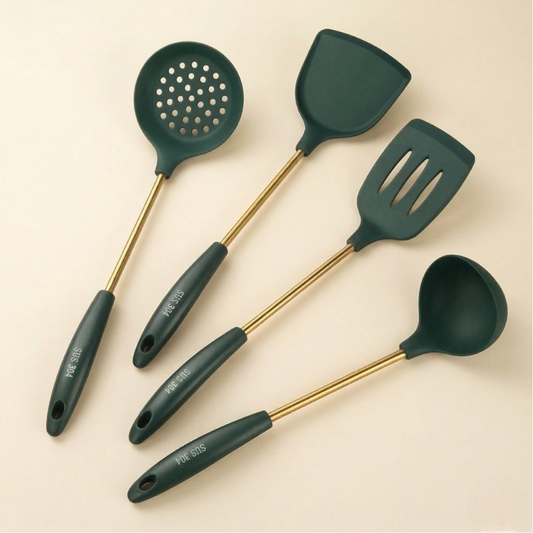 Silicone wok utensils