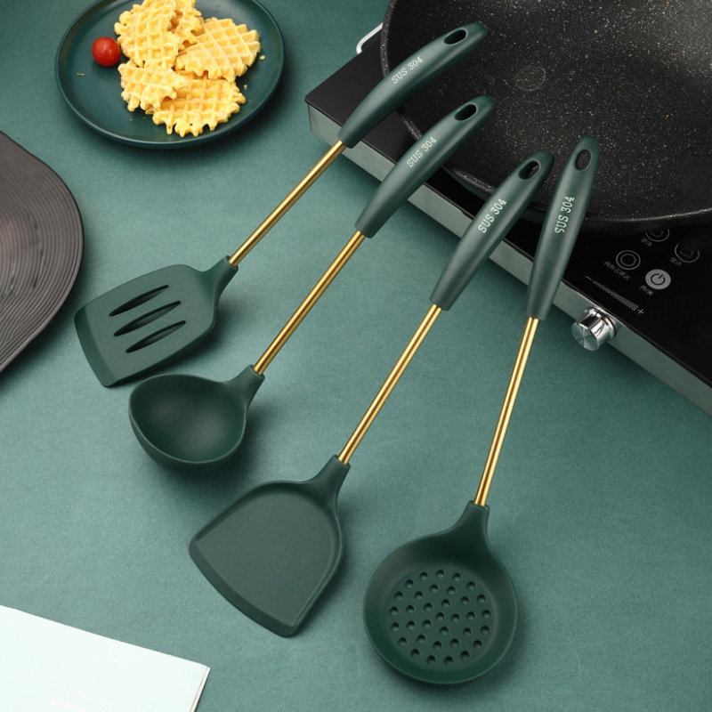 Silicone wok utensils