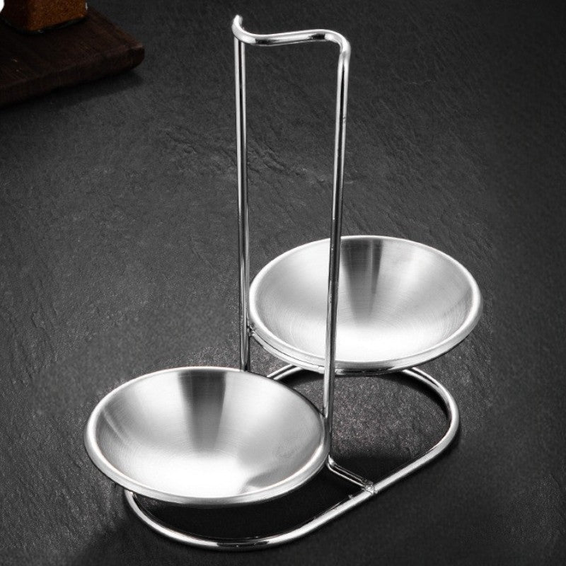 Stainless steel spoon holder