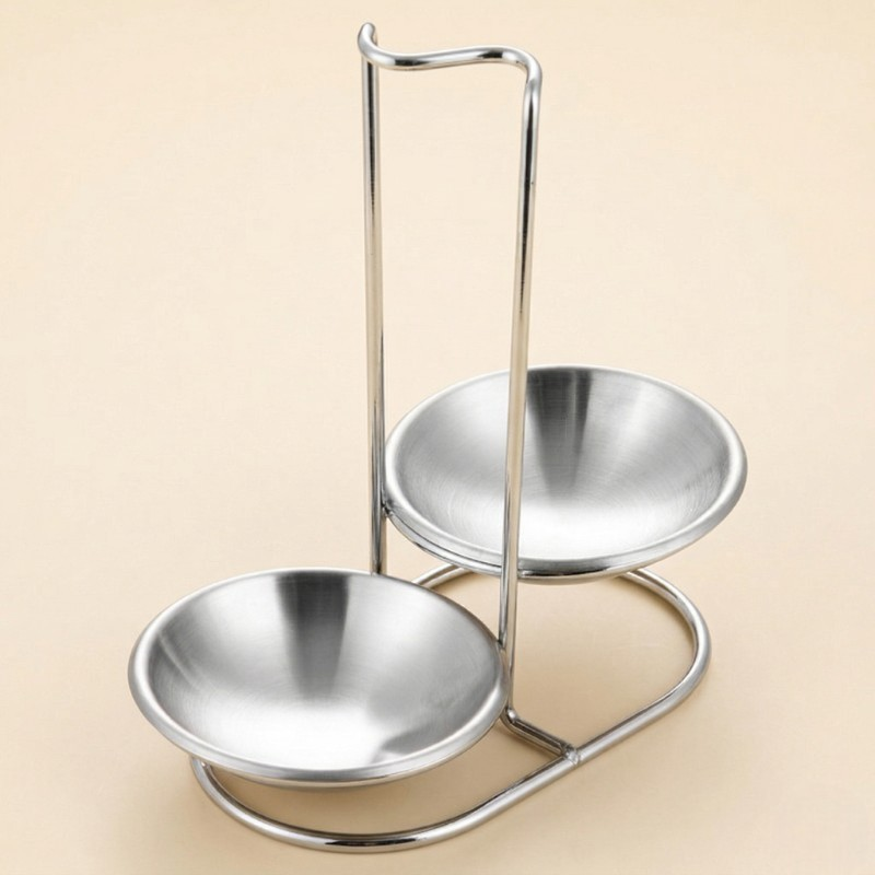 Stainless steel spoon holder