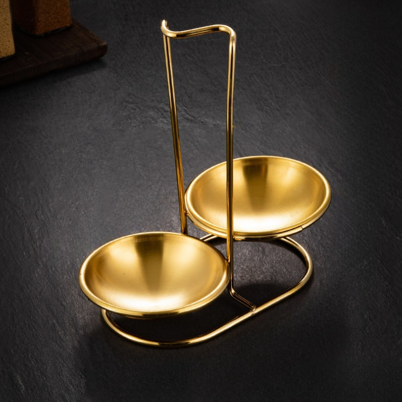 Stainless steel spoon holder