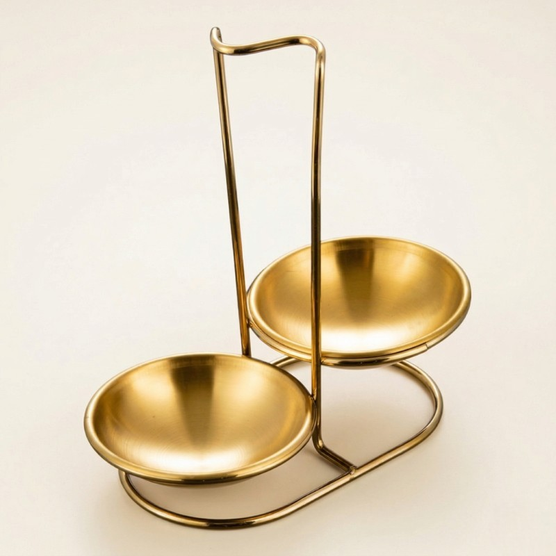 Stainless steel spoon holder