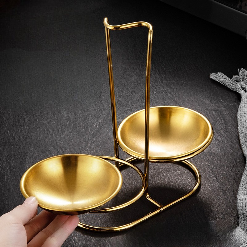 Stainless steel spoon holder