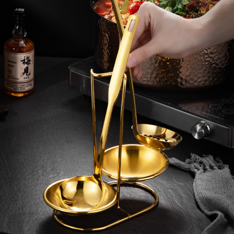 Stainless steel spoon holder