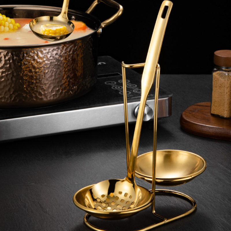 Stainless steel spoon holder