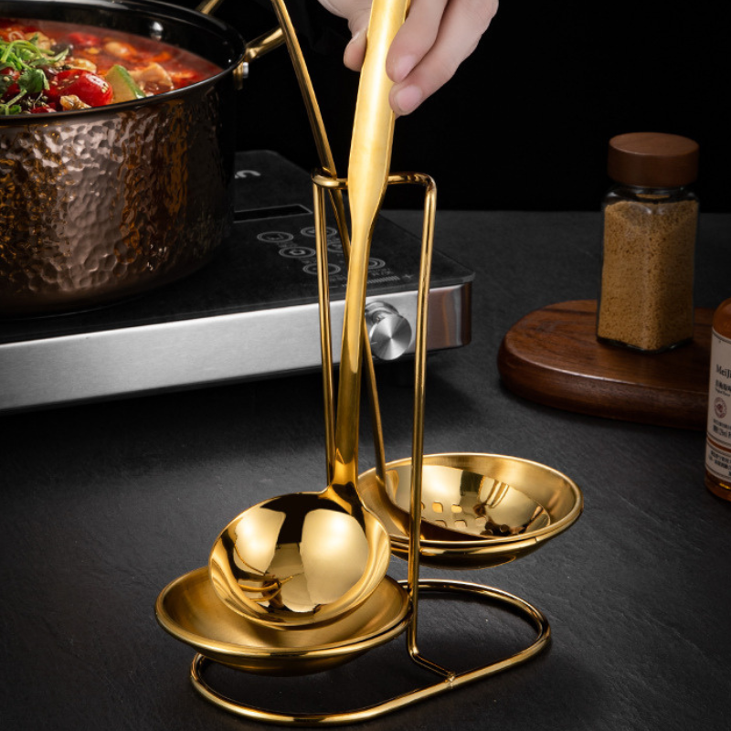 Stainless steel spoon holder