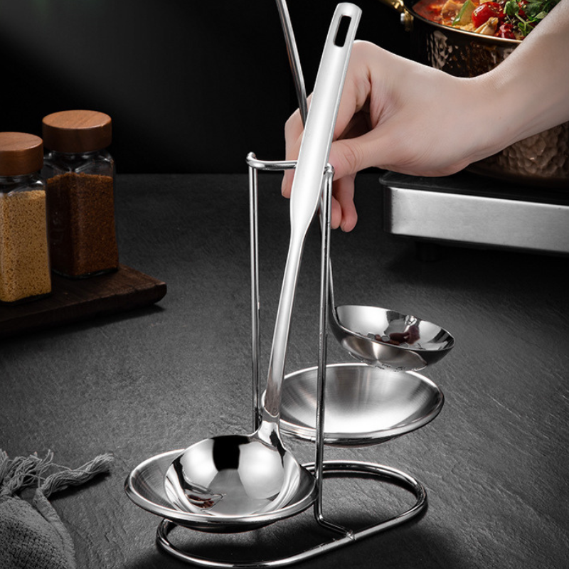 Stainless steel spoon holder