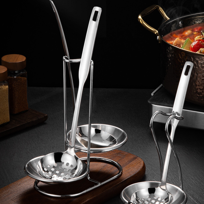 Stainless steel spoon holder