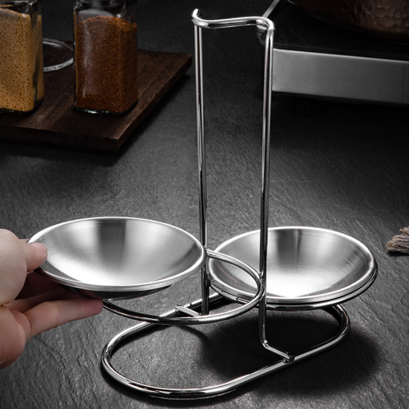 Stainless steel spoon holder
