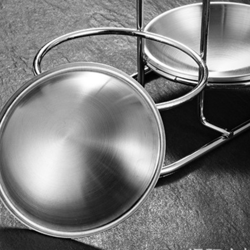 Stainless steel spoon holder