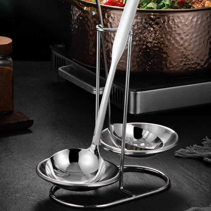 Stainless steel spoon holder