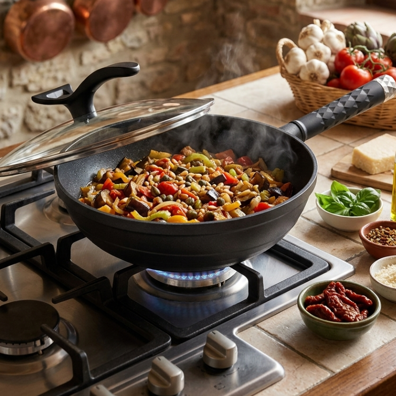 Durable non-stick wok