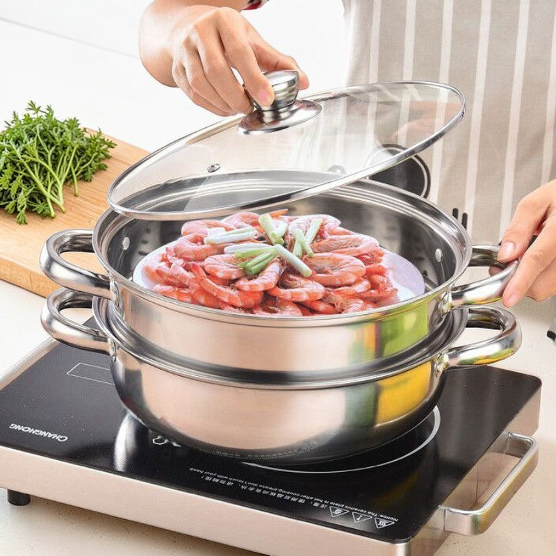 Wok and steamer set