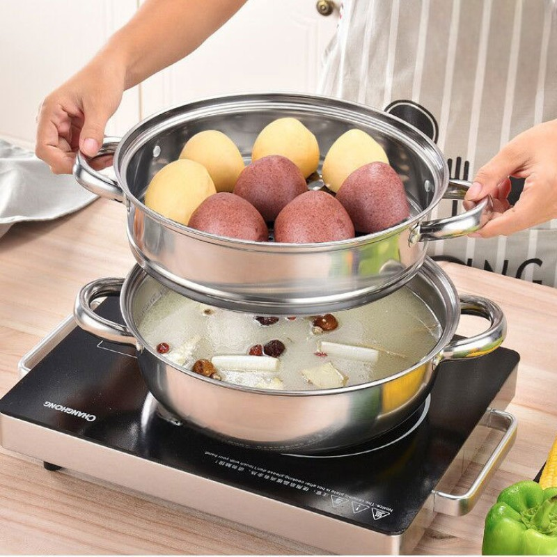 Wok and steamer set