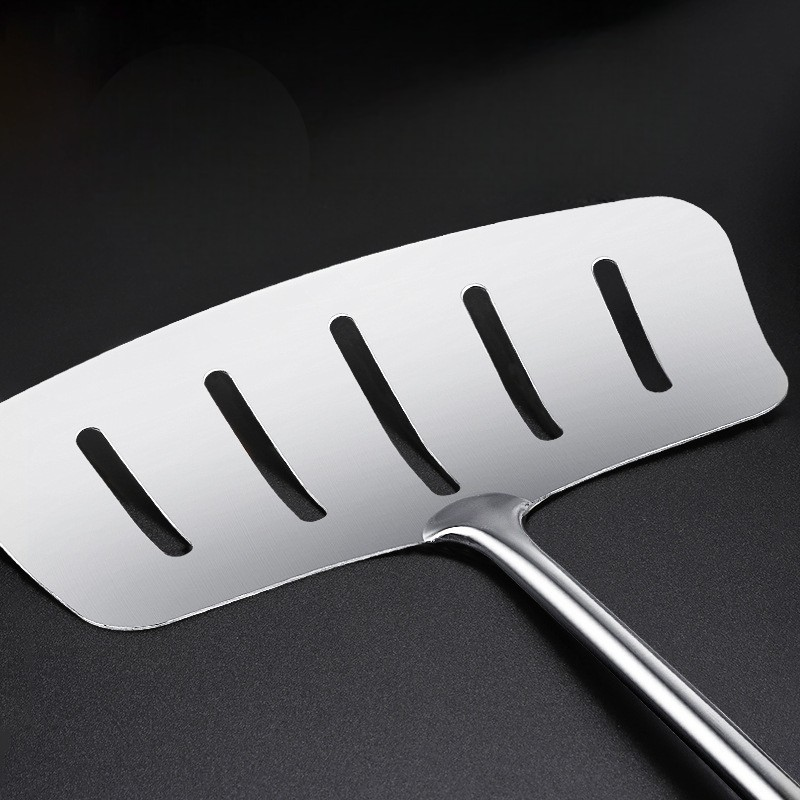 Stainless steel wok spatula