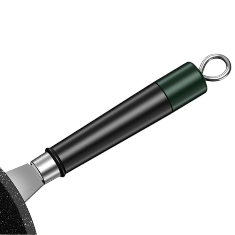 Dark green wok
