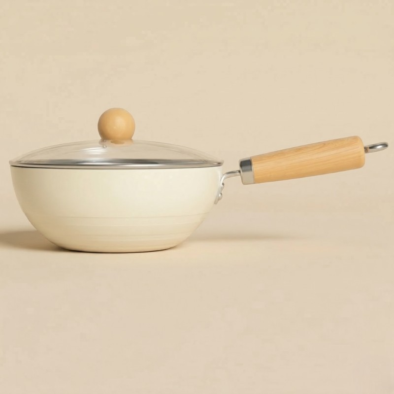Ceramic-coated wok