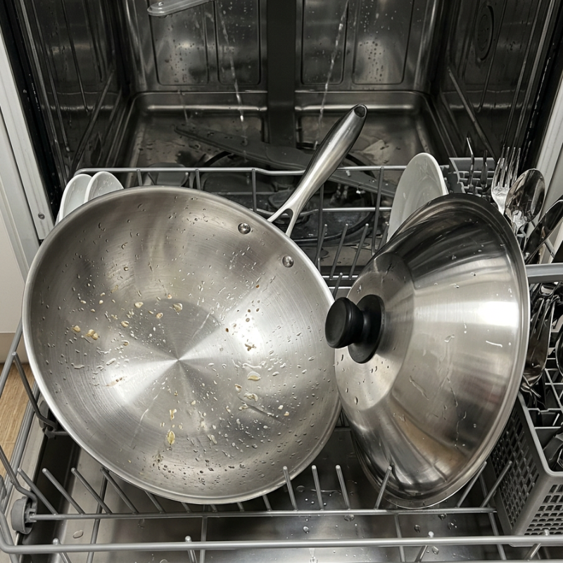 Steel wok