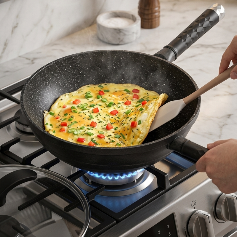 Durable non-stick wok