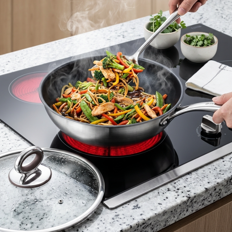 Titanium wok