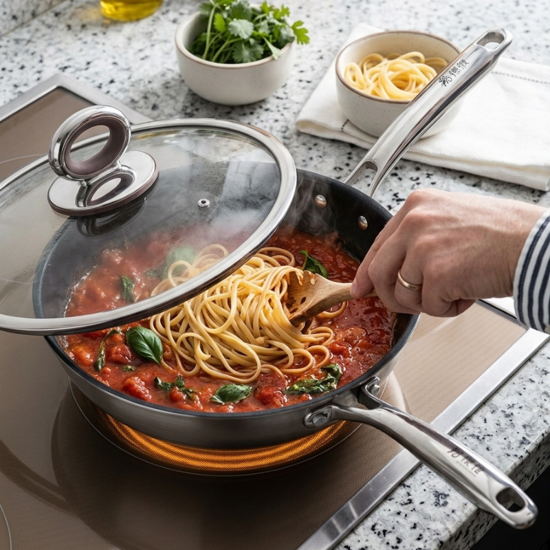 Titanium wok