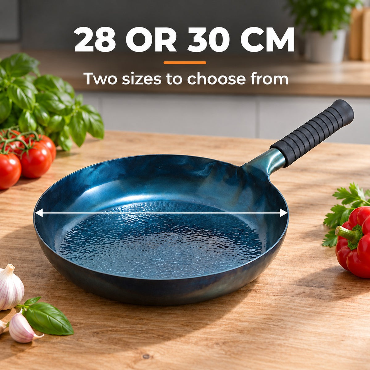 The Soraki Induction Wok, 28 OR 30 CM: Two sizes to choose from