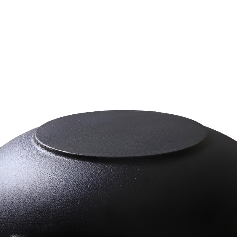 Fulan traditional cast iron wok with two handles for induction and stovetop cooking