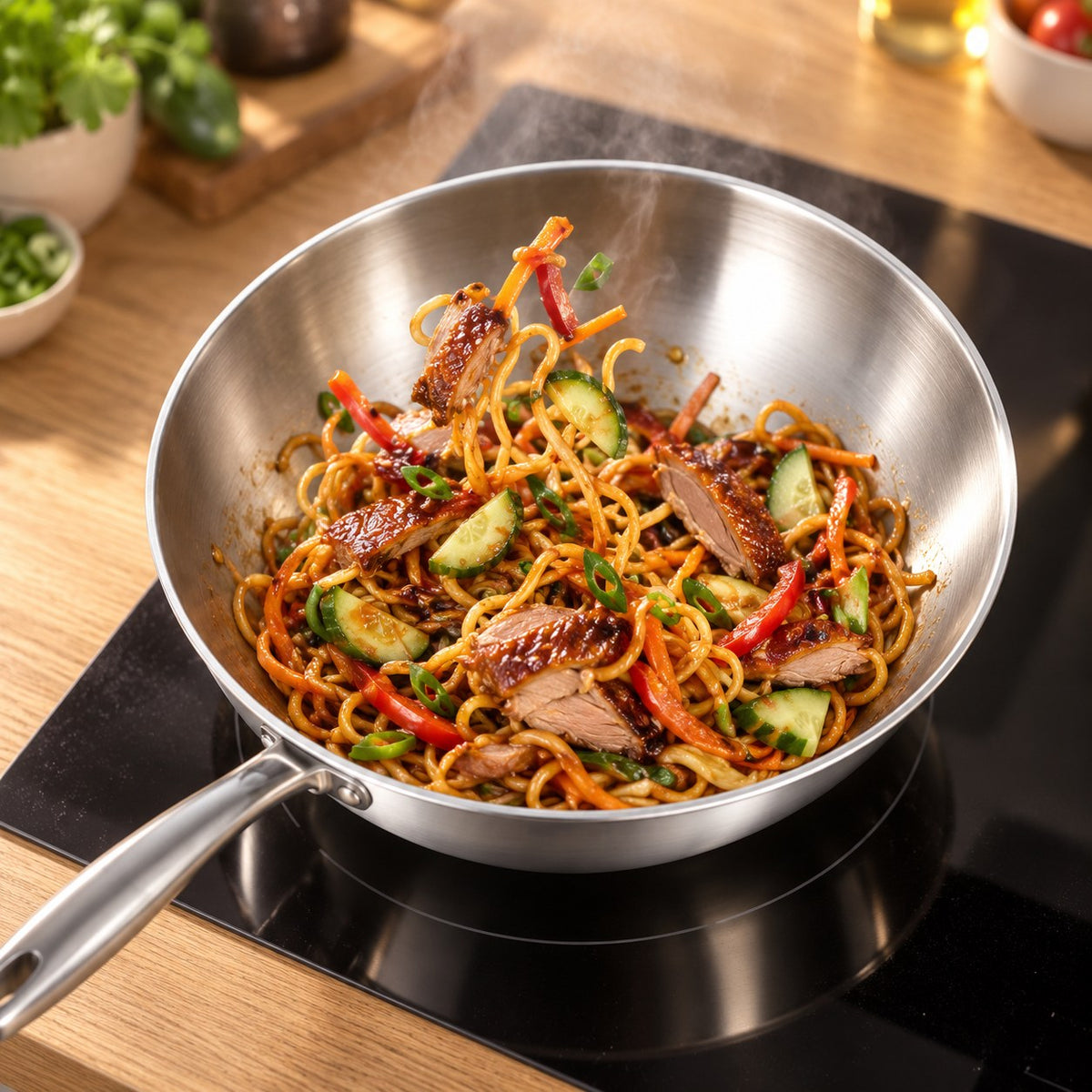 Steel wok Image
