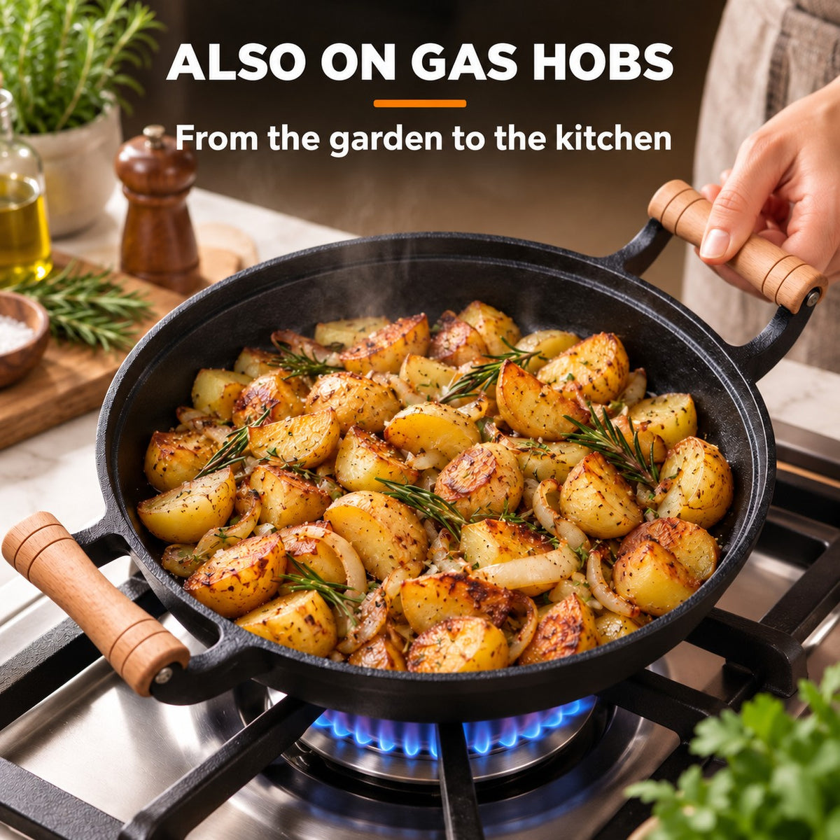 The Gamaksan Barbecue Wok, ALSO ON GAS HOBS: From the garden to the kitchen