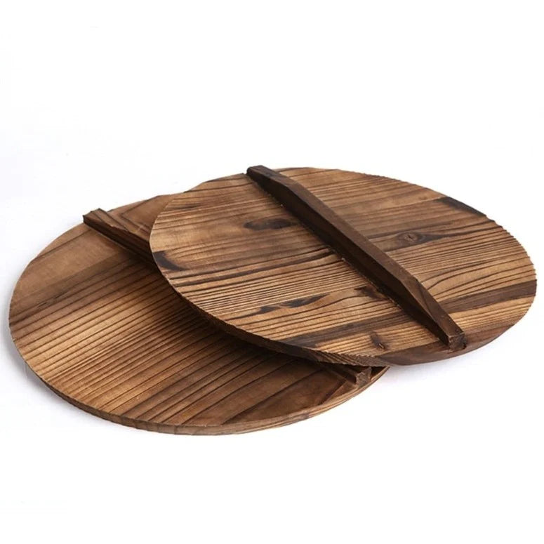 Ginsa bamboo wooden lid for wok steaming