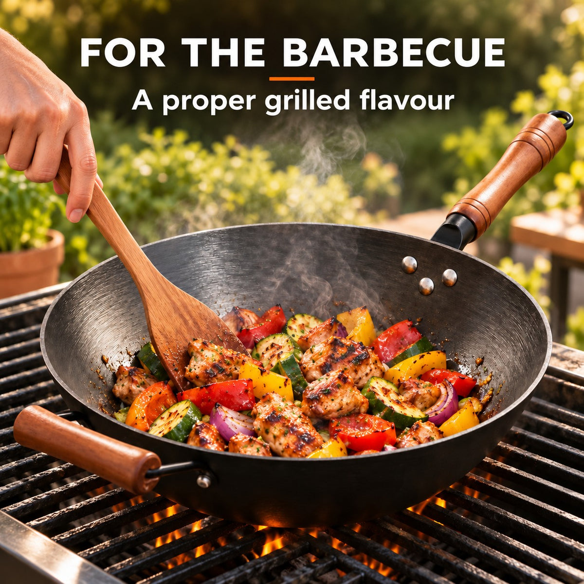 The Namsan Wok Gas Barbecue, FOR THE BARBECUE: A proper grilled flavour