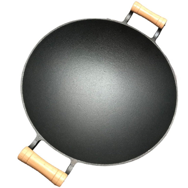 Wok en Fonte pour Barbecue